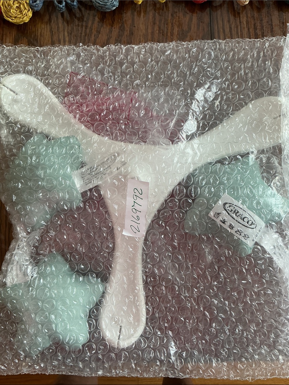 Graco Simple Sway Swing Ivy Replacement Part Toy Mobile Green Stars- power cord.